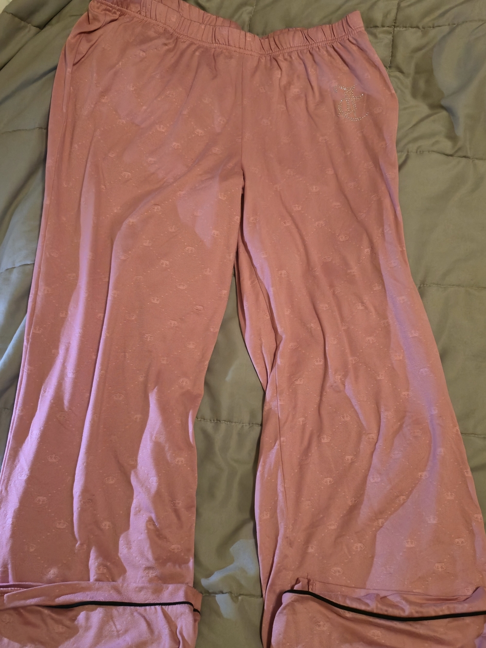Juicy Couture Vintage Pajama Pants Pink - Medium